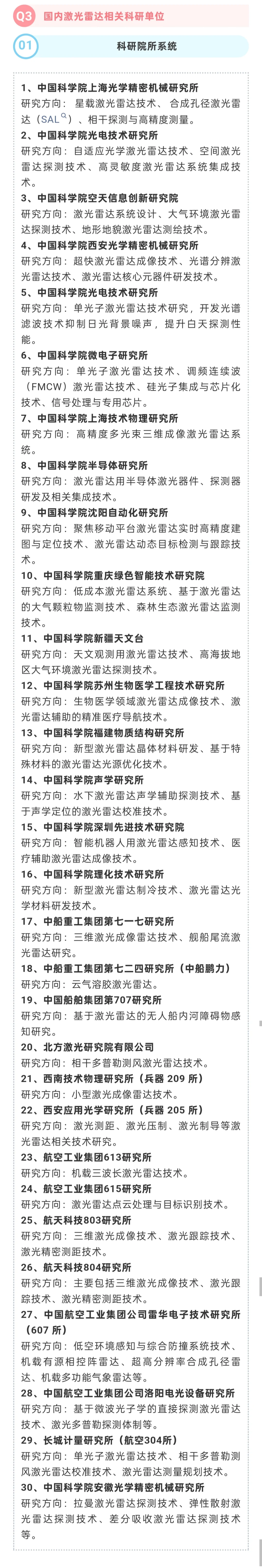 超全面！激光雷达领域行业科普+企业汇总