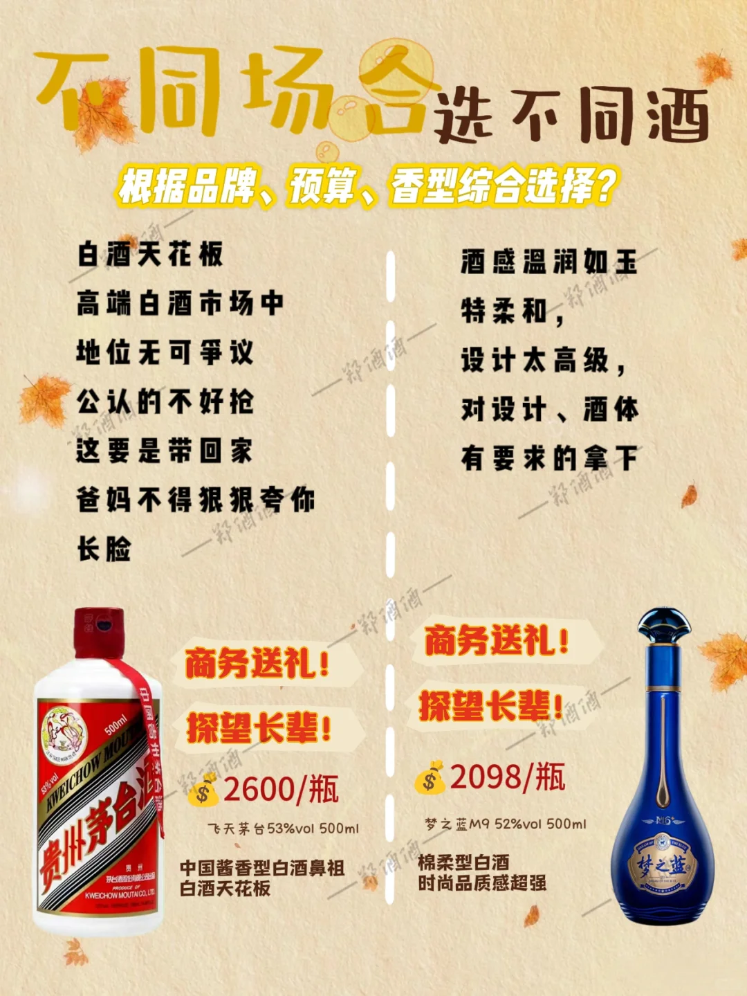 一张图?带你秒懂,中秋送礼选什么❤