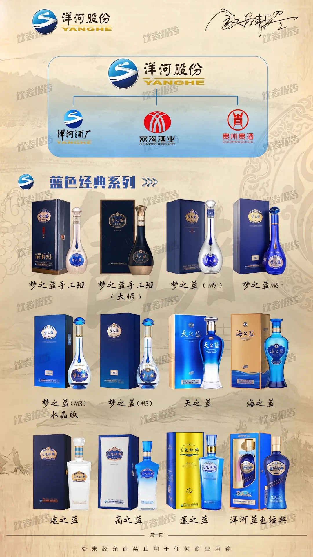 蓝色经典“美人洋河”