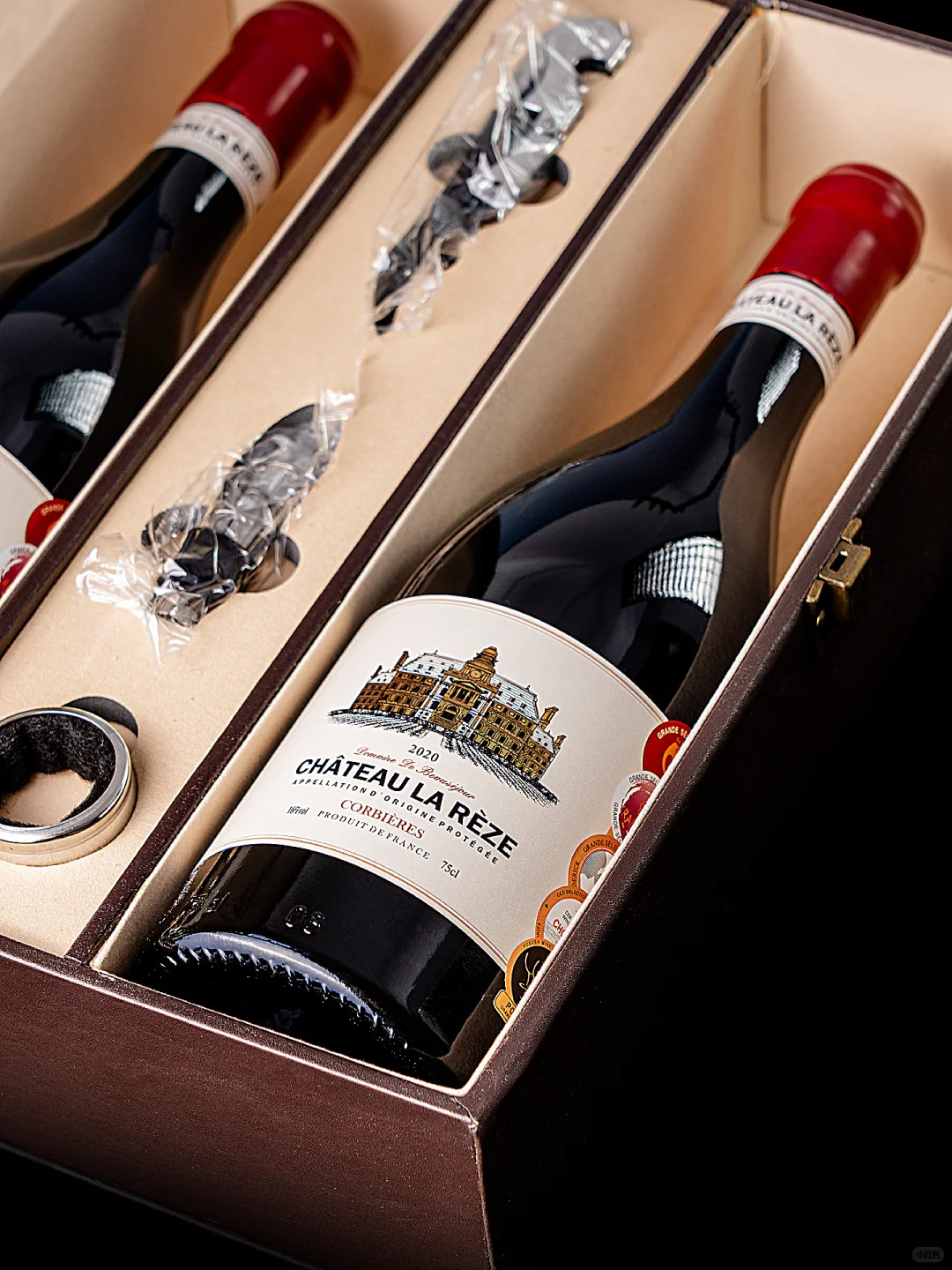 小众节日礼物!红酒礼盒皮箱法国进口干红