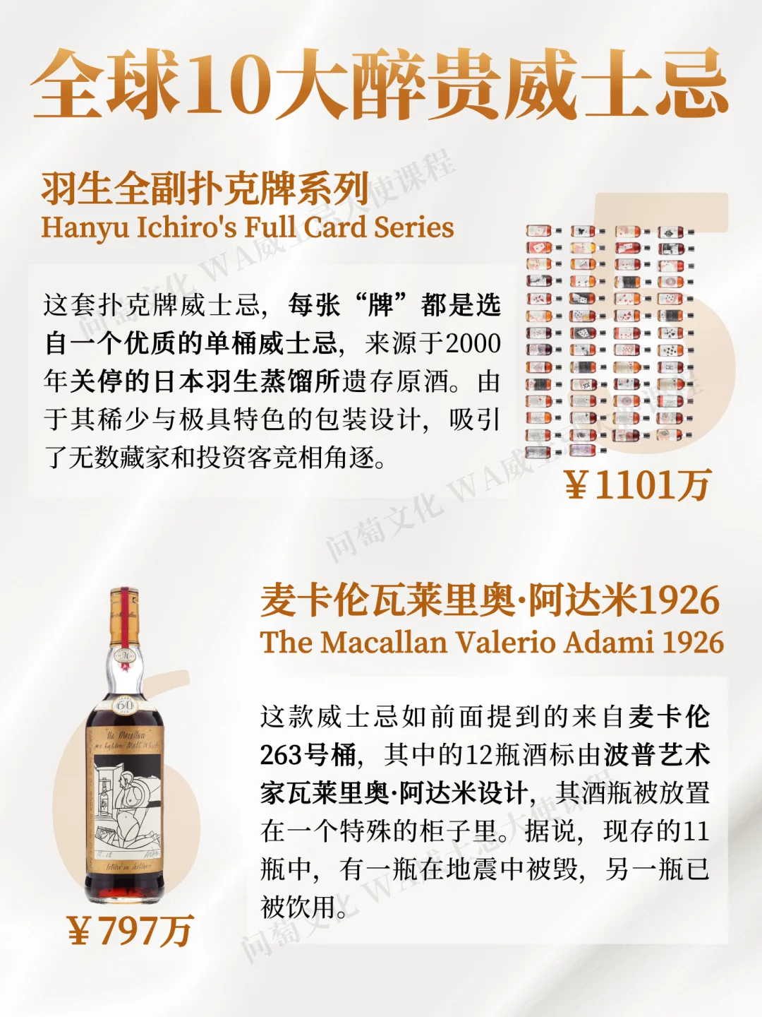 图说威士忌系列:全球10大醉贵威士忌