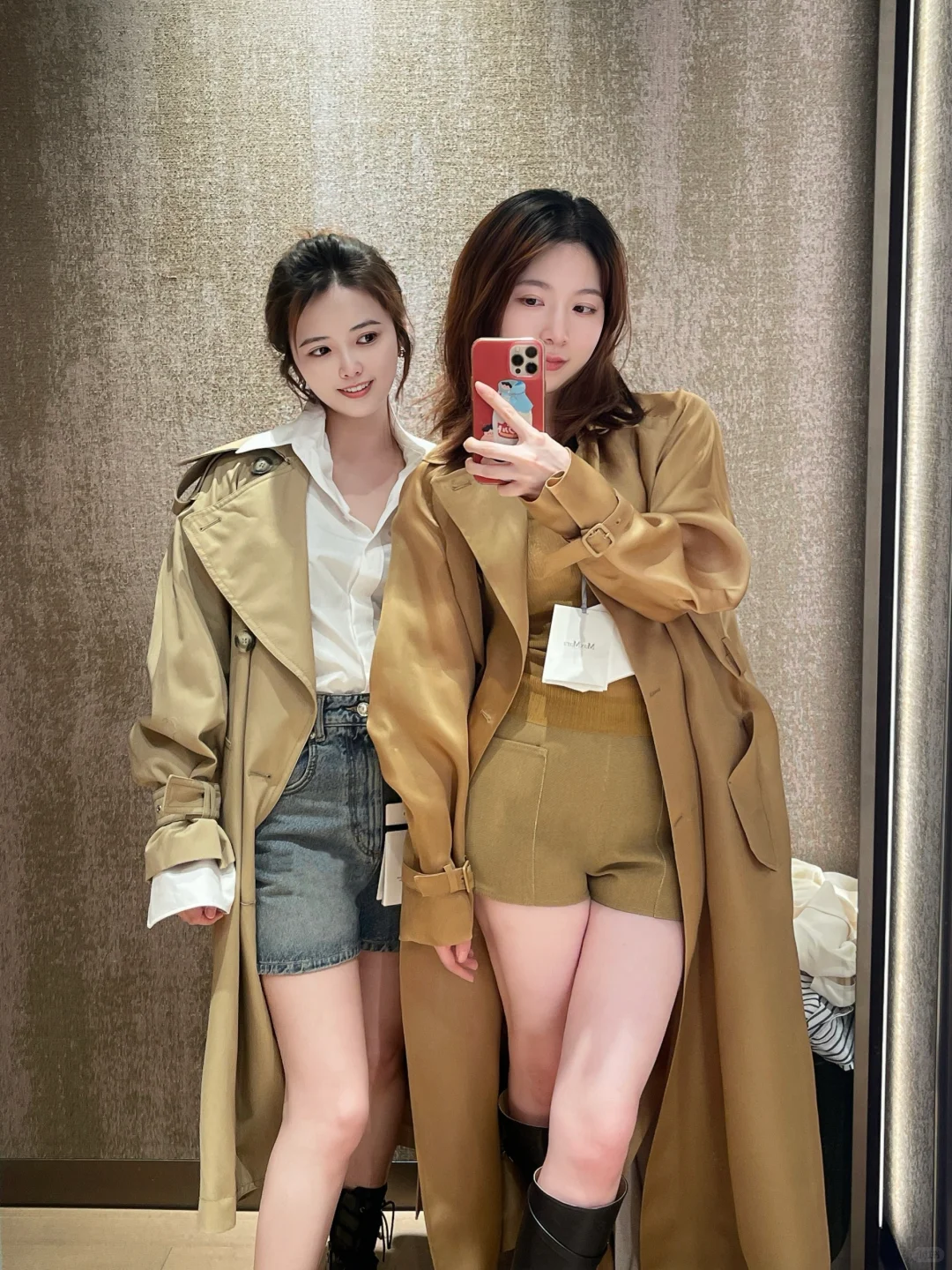 当素人尝试挑战maxmara模特走秀款穿搭