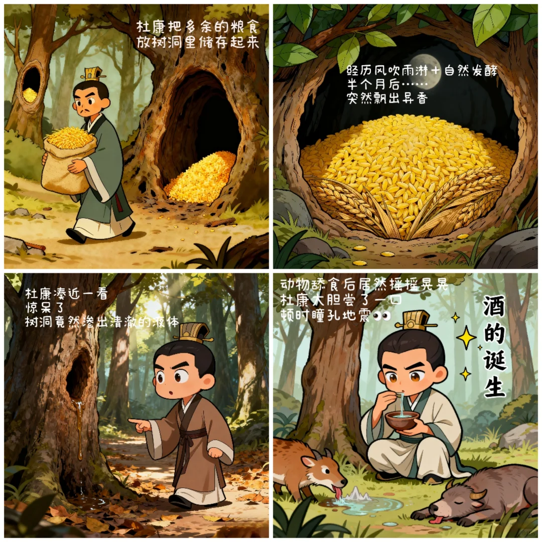 酒的祖师爷杜康｜一场意外造就千年微醺文化