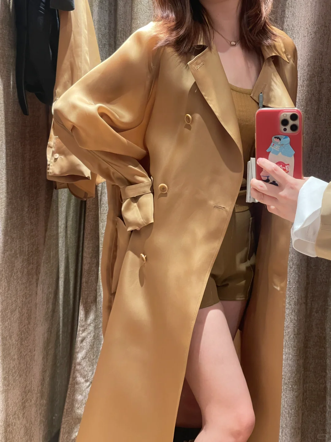 当素人尝试挑战maxmara模特走秀款穿搭