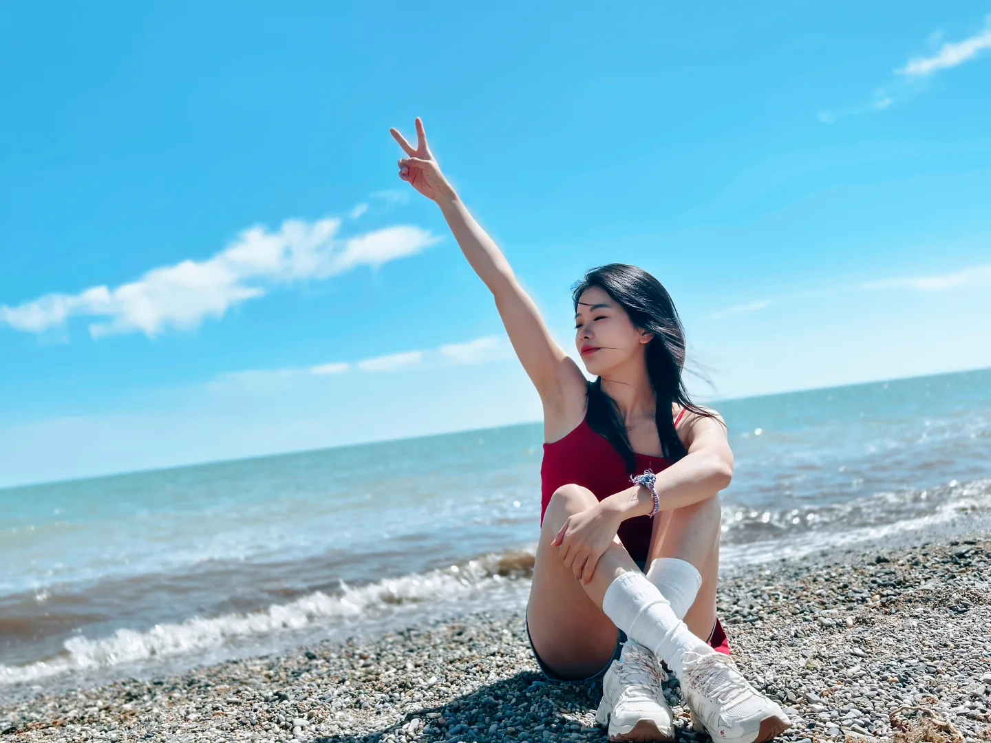 超爱活力满满的自己。