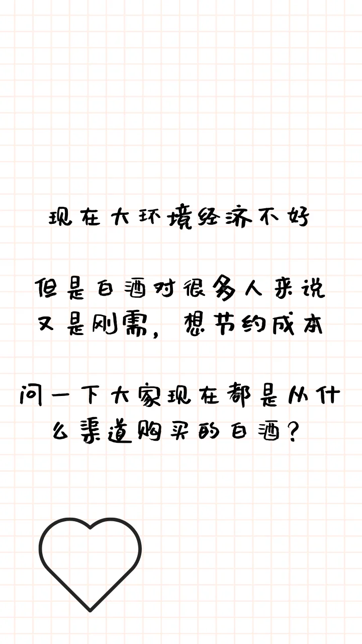 大家现在购买白酒都是什么渠道？