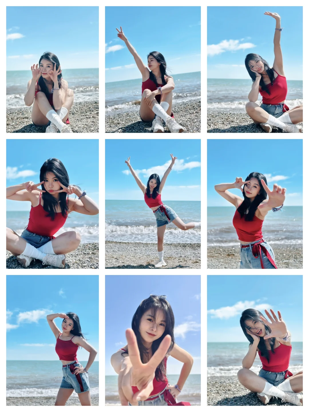 超爱活力满满的自己。