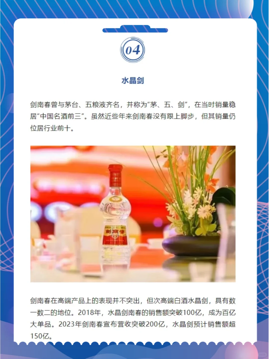 2023年销量排名前列的10款白酒