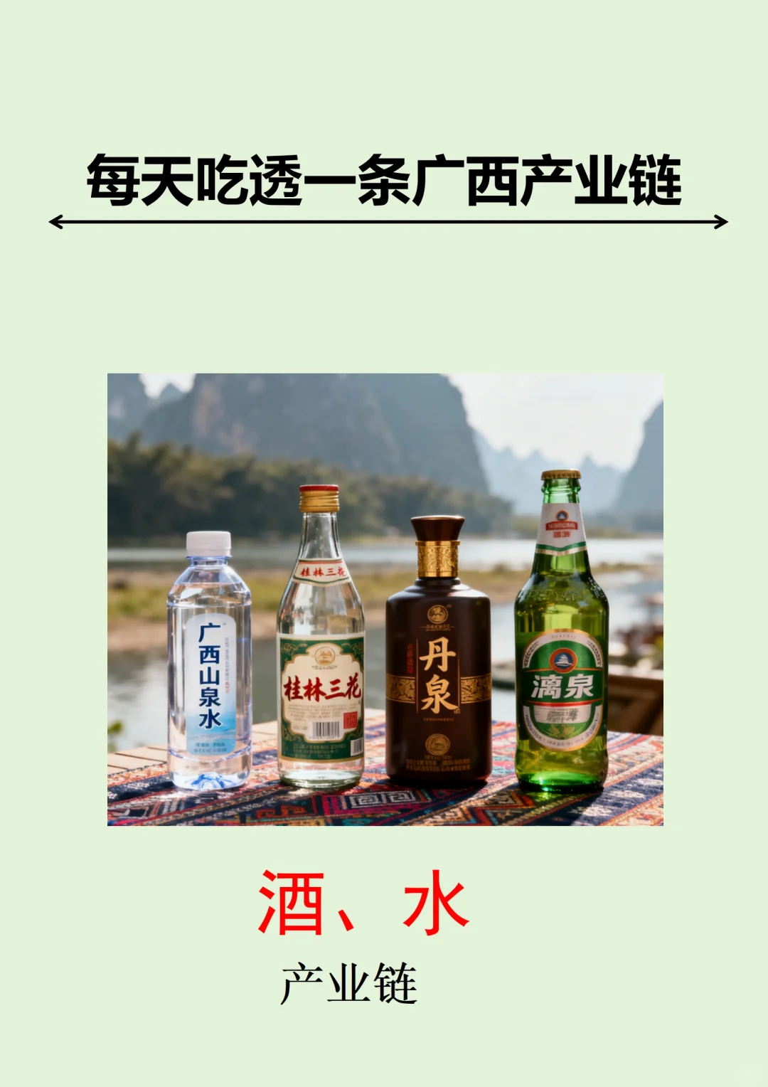 每天吃透一条广西产业链丨酒水?