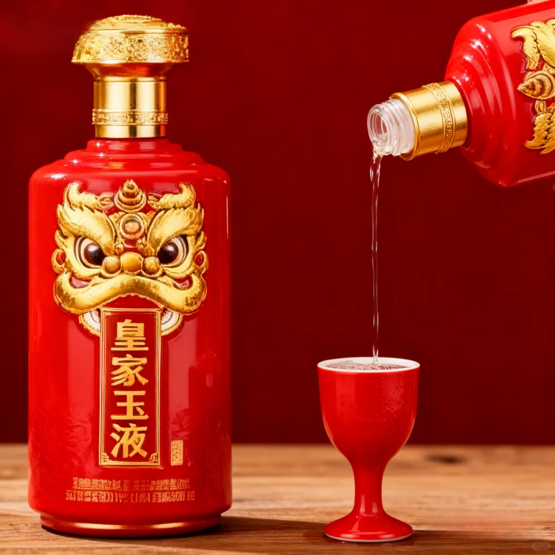 “醒狮贺岁” 系列酒水包装设计