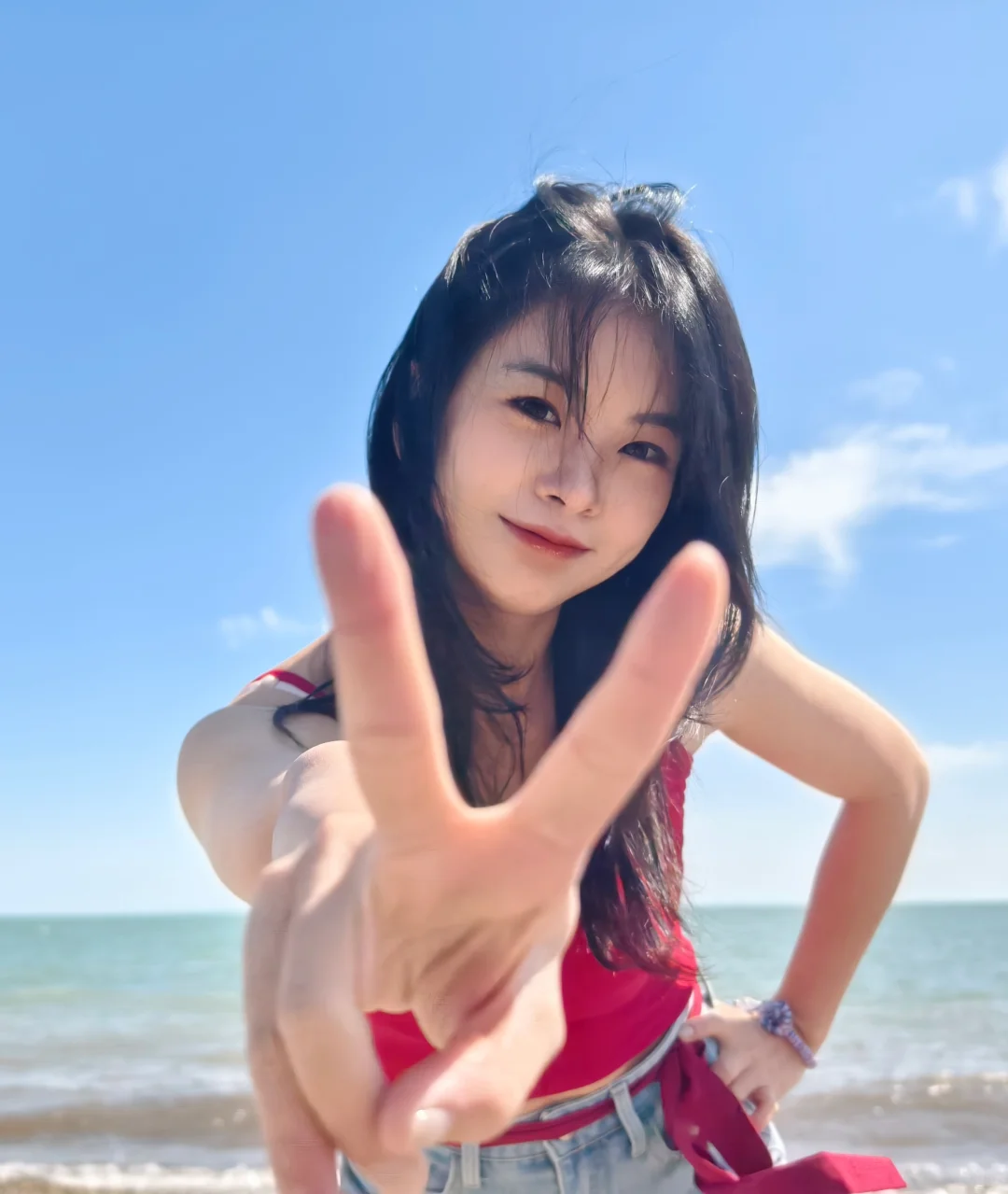 超爱活力满满的自己。