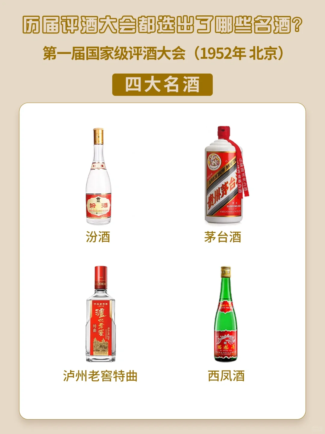 不会选白酒？跟着国家级评酒会名单买就对了