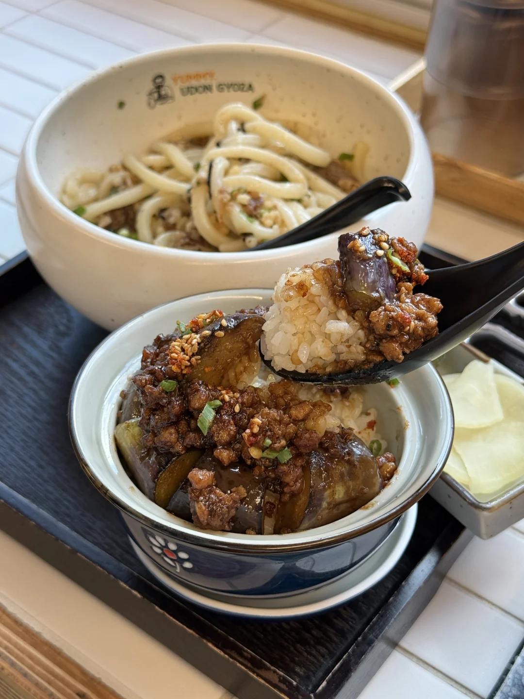 终于吃到这家宽面乌冬!