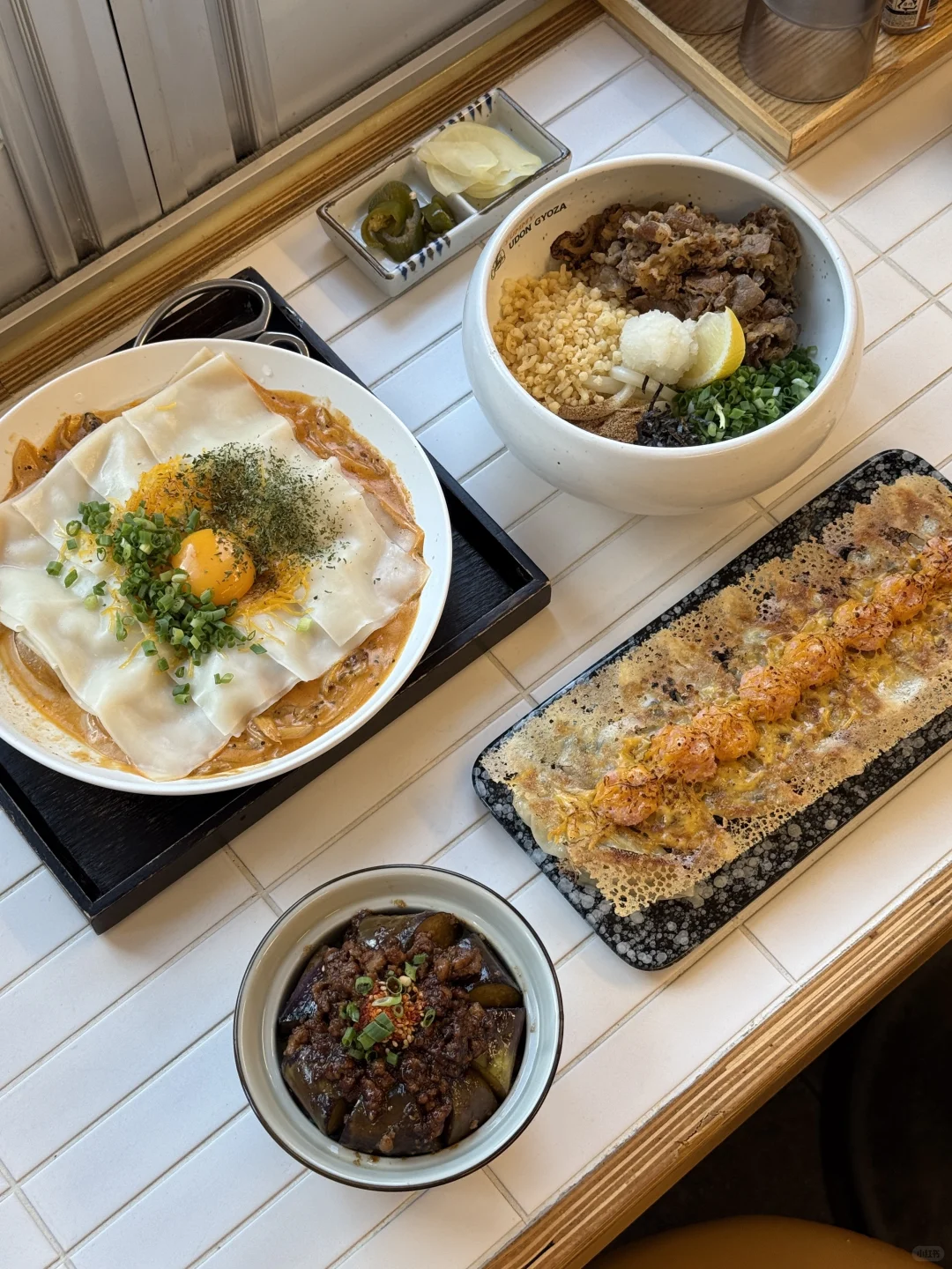 终于吃到这家宽面乌冬!