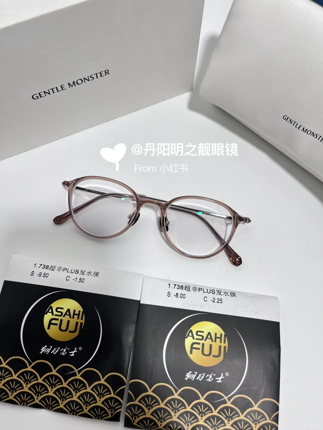 1.74朝日富士镜片双非镜片是懂高度数的❣️