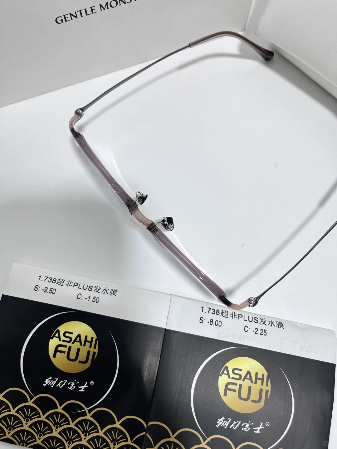 1.74朝日富士镜片双非镜片是懂高度数的❣️