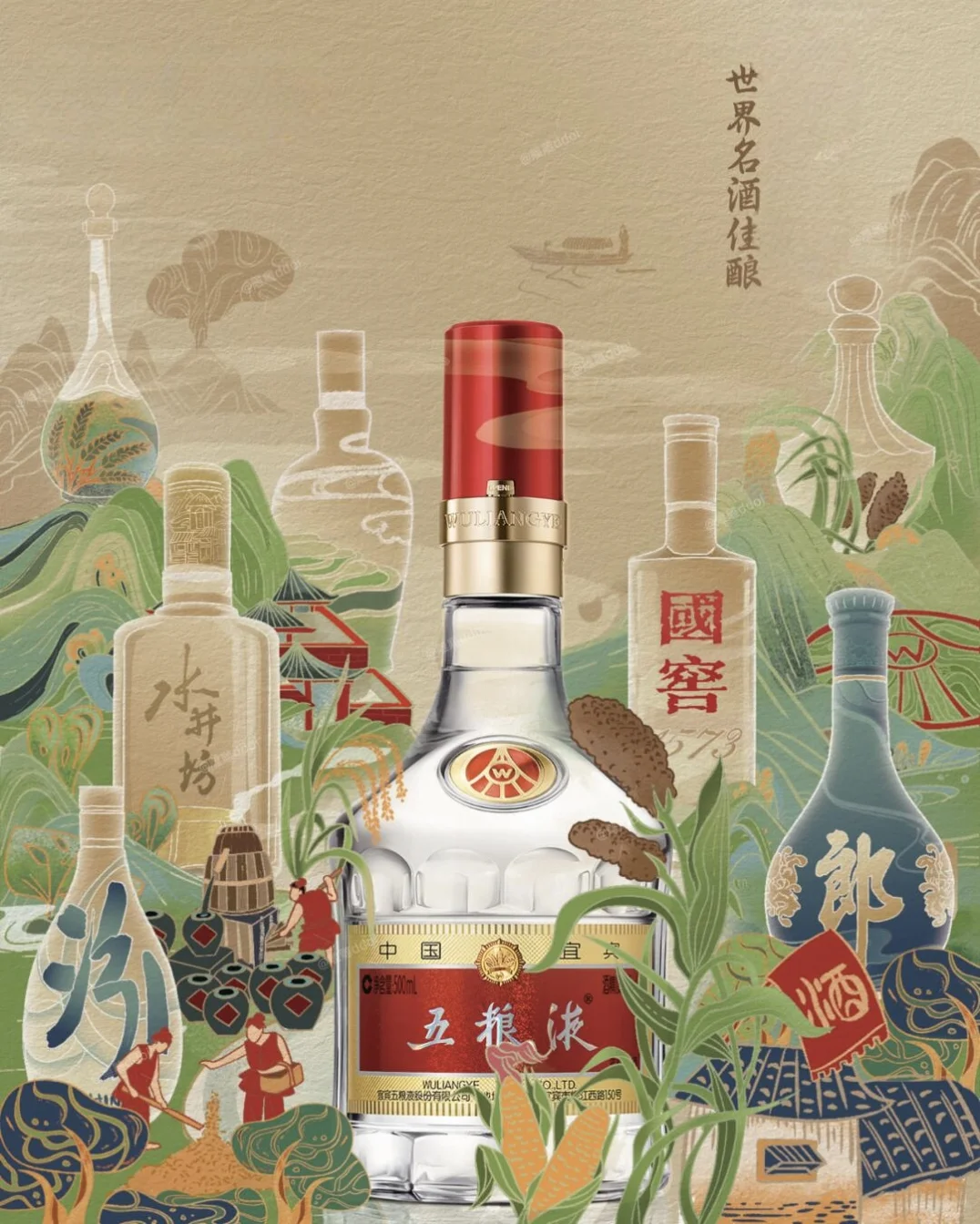 2024浓香白酒top10，“浓香白酒花落谁家”