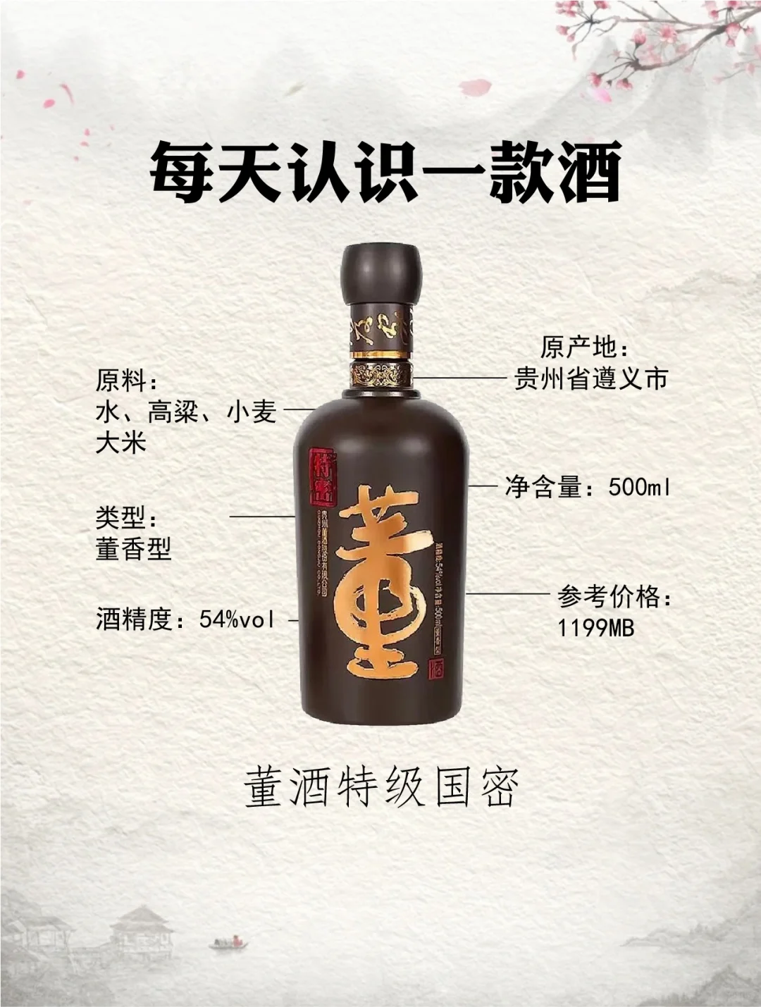 NO.11每天认识一款酒︱董酒特级国密