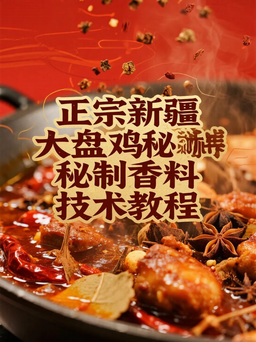 新疆大盘鸡秘诀公开!在家做出西域焦香