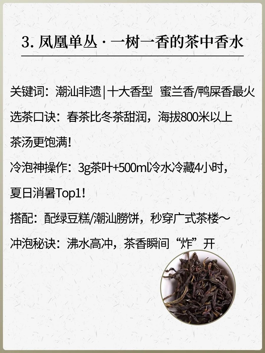 高香茶合集|这5款香到封神的茶喝过吗?