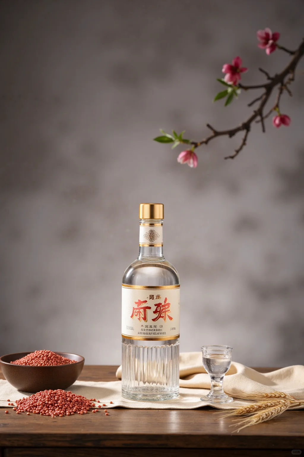 AIGC丨国风类新中式白酒场景直出