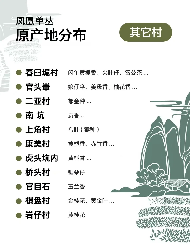 粉丝提问·凤凰单丛的十大香型解答