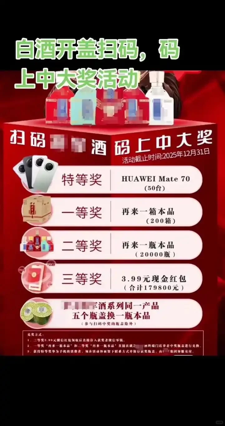 白酒行业二维码抽奖系统解决方案