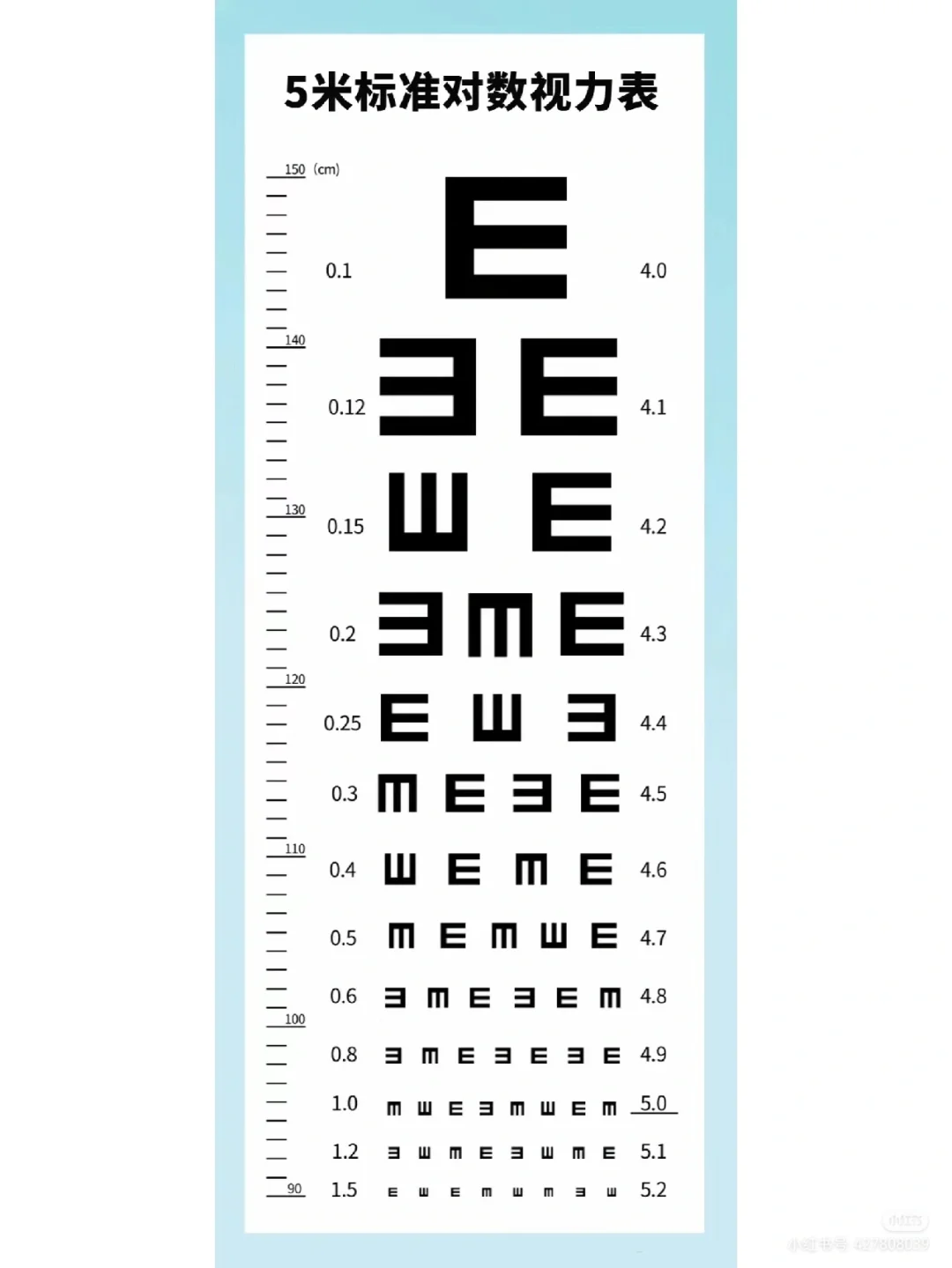 视力表