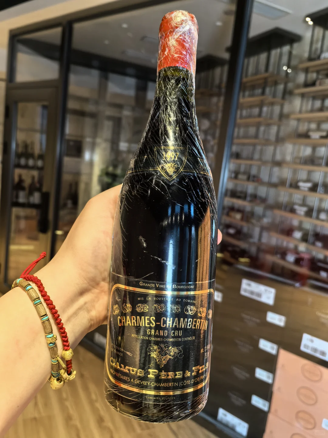 1997香贝丹Grand Cru老酒，700+饮传奇