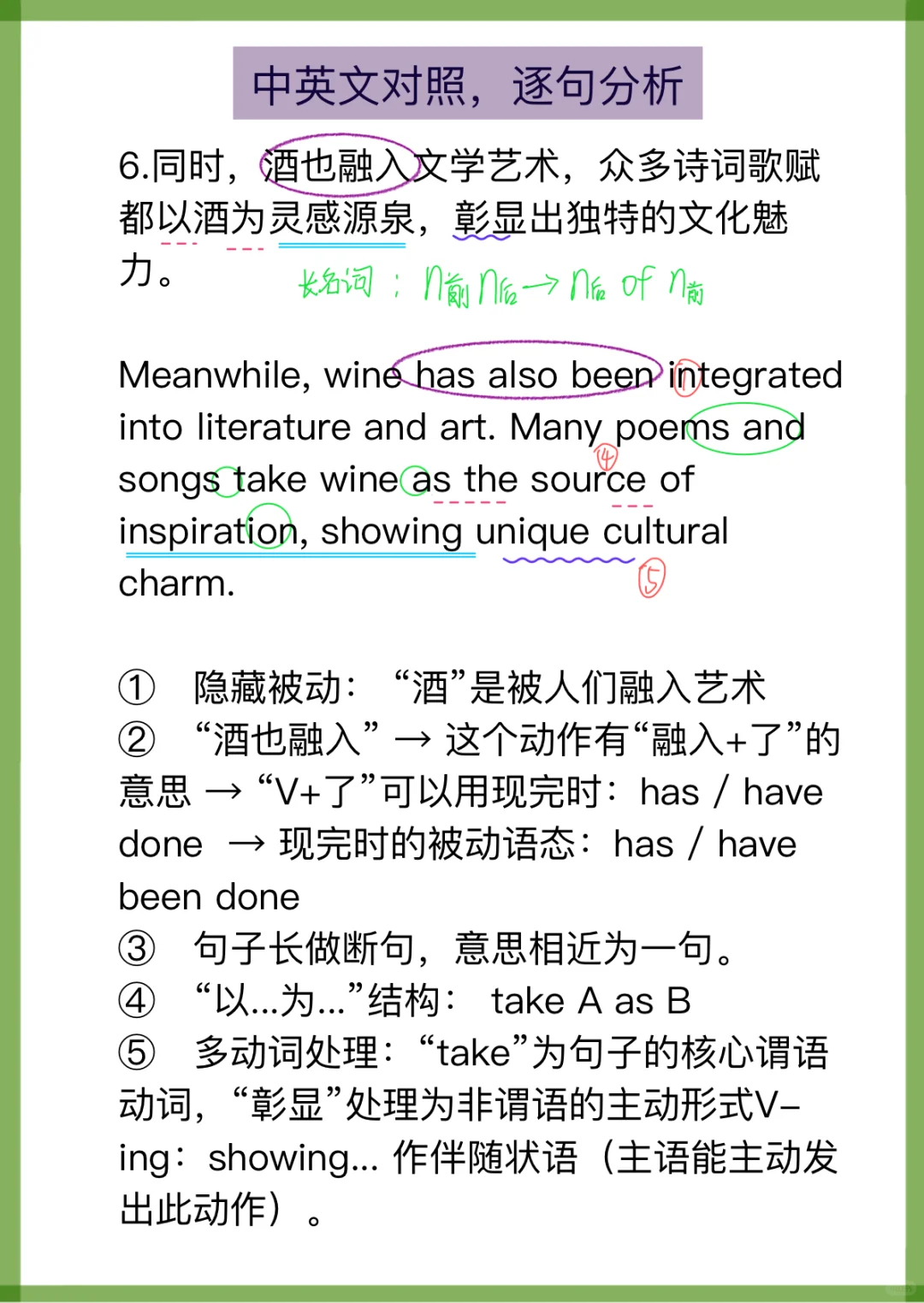 2025年12月四六级翻译每天一练：酒文化