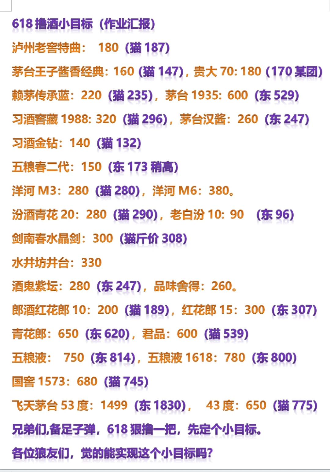 618撸酒小目标(作业)