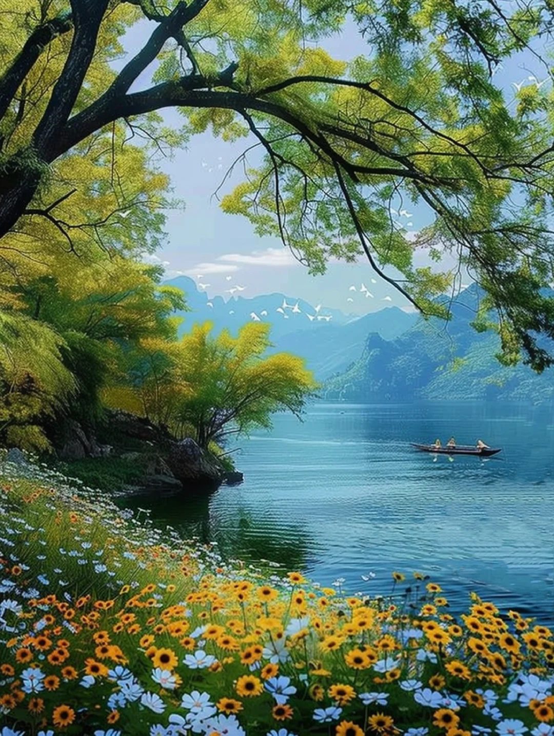 东边日出西边雨，道是无晴却有晴