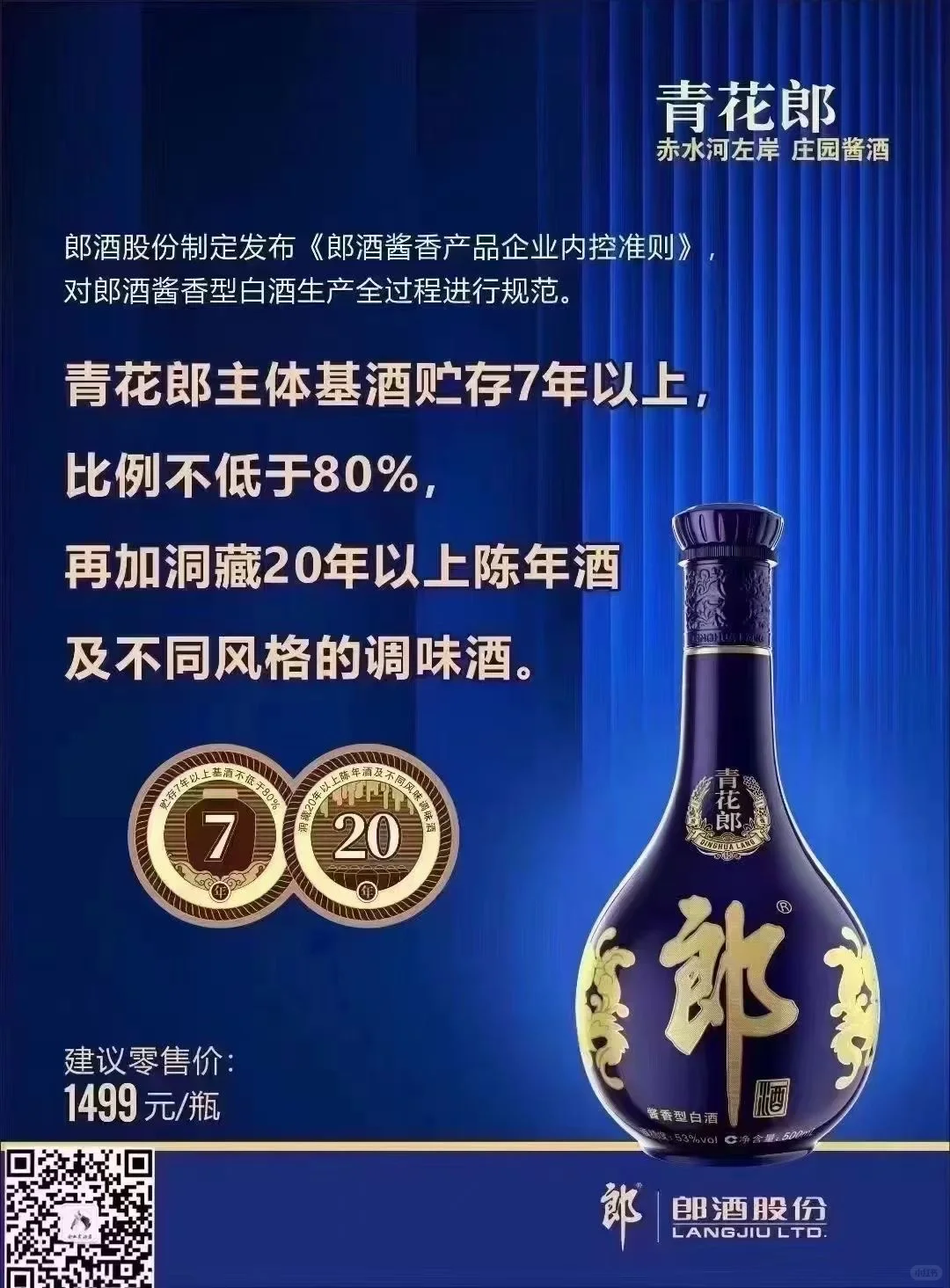 2018年青花郎品鉴原封箱