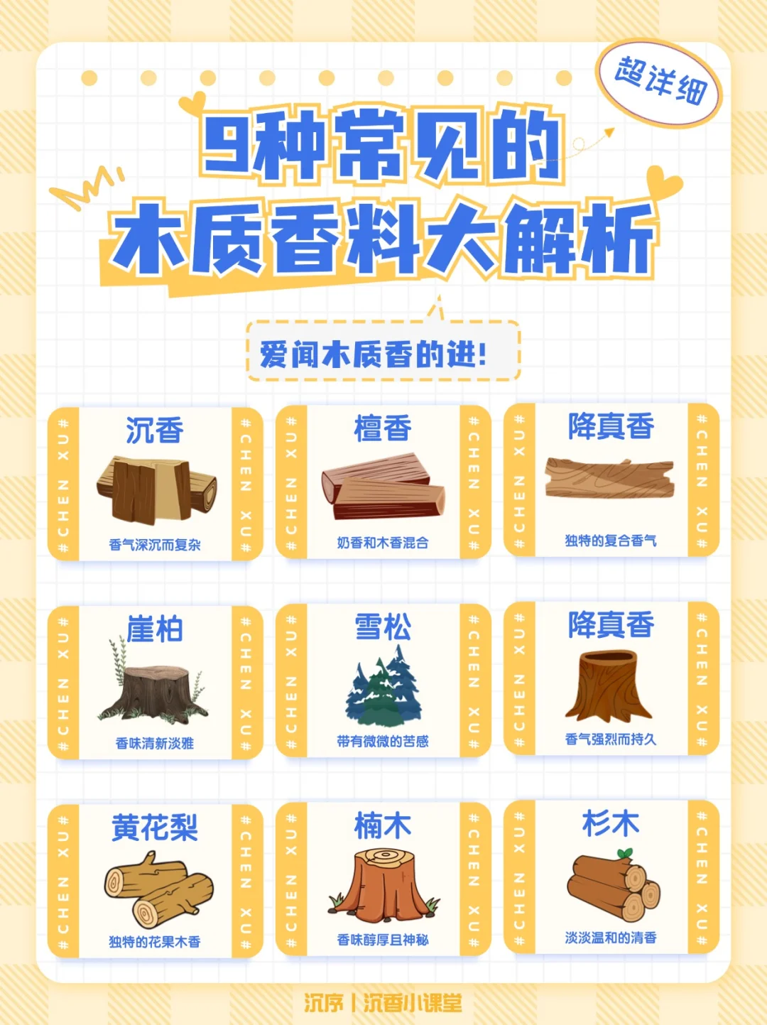 木质香料指南：常见的木质香你知道几种？