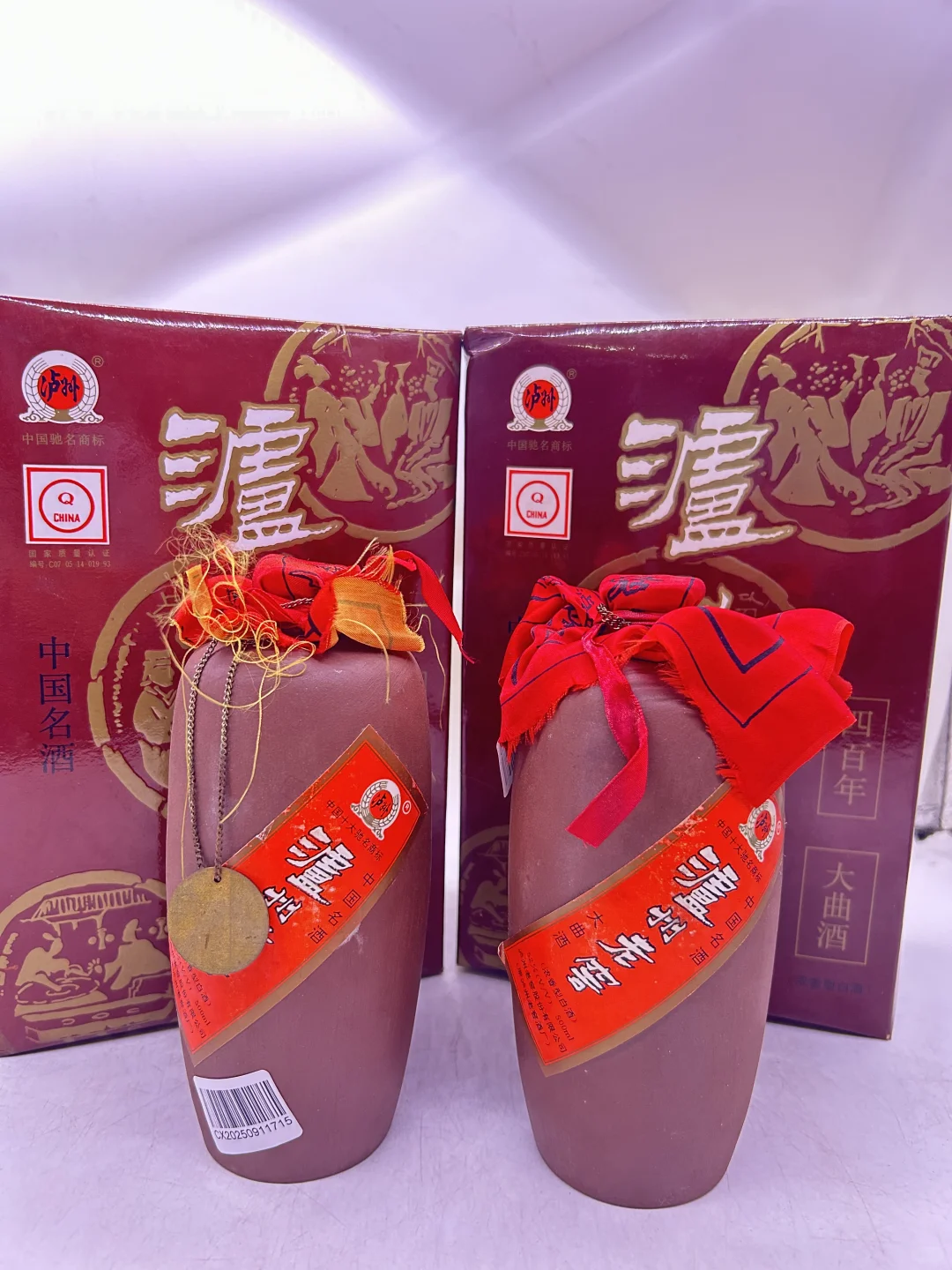 90年代泸州老窖紫砂大曲52度500ml