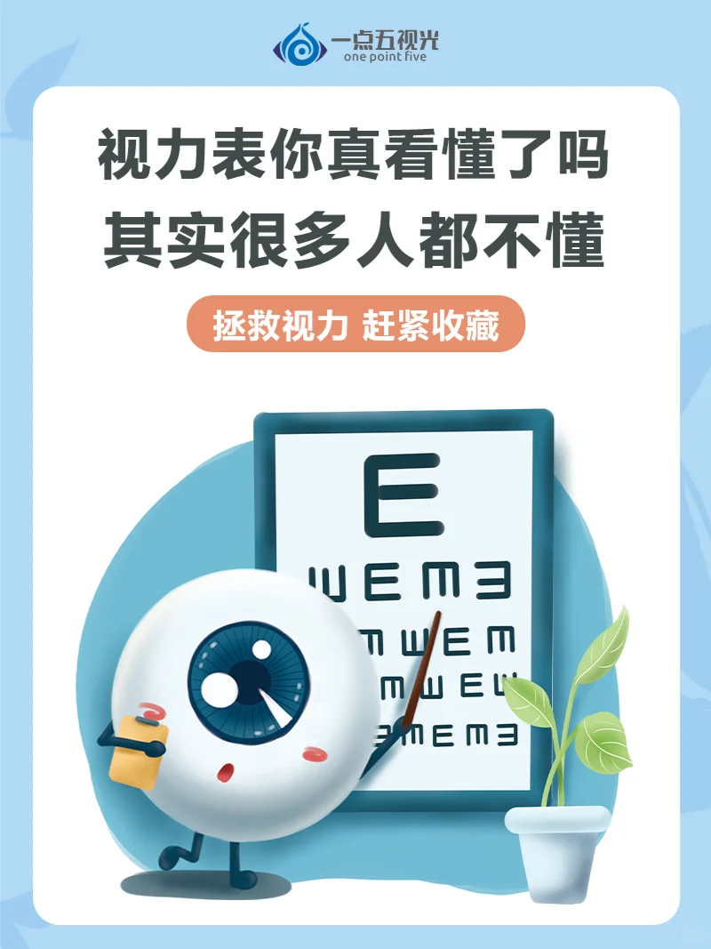 视力表怎么看❓其实你一直看错了
