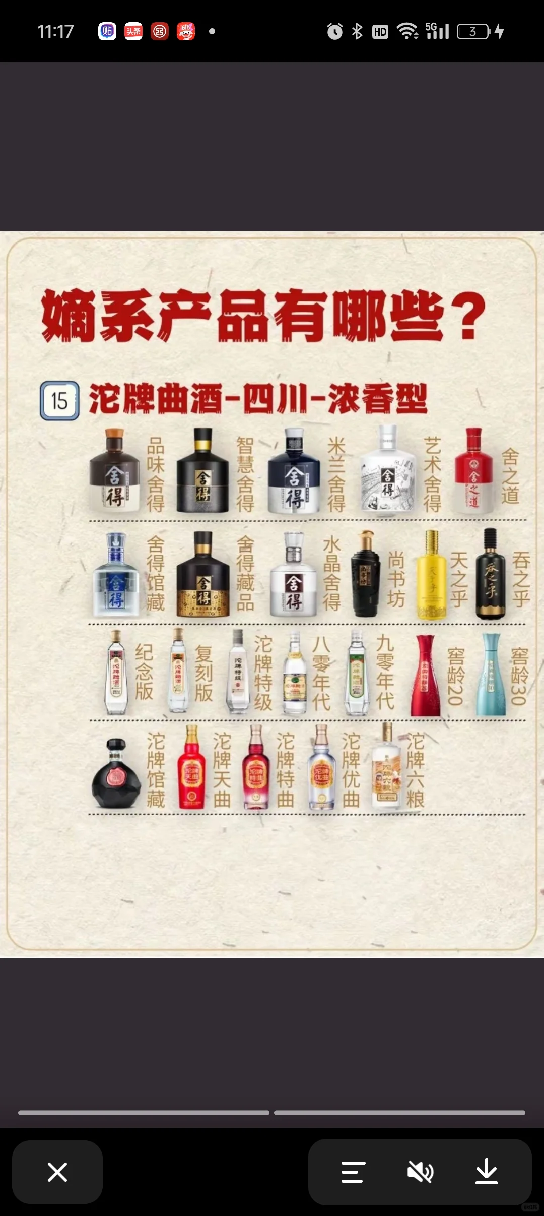 17大名酒嫡系酒