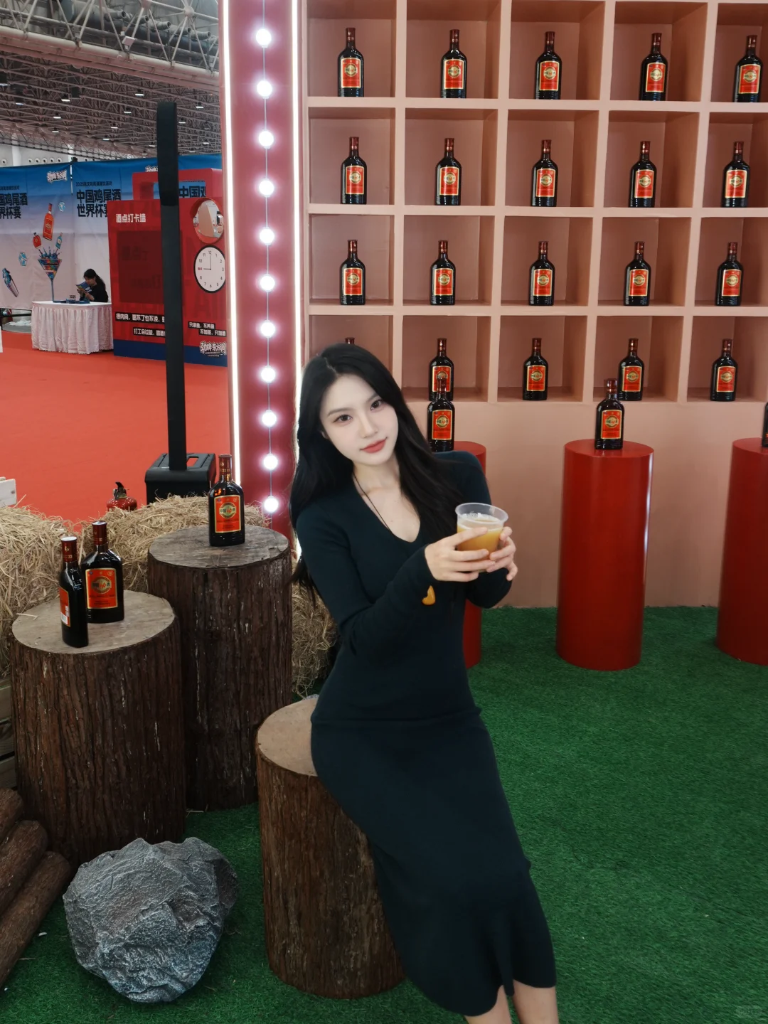 武汉人速来玩！！酒博会调酒初体验?