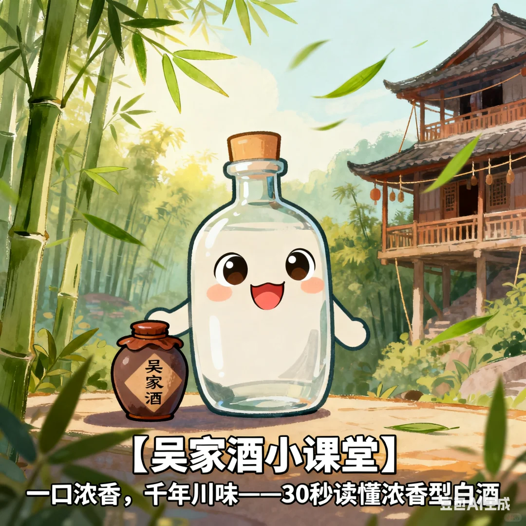 一口浓香，千年川味——30秒读懂浓香型白酒