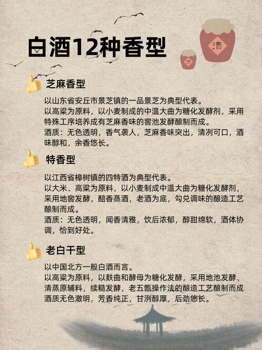 白酒的十二大香型盘点来啦！！！