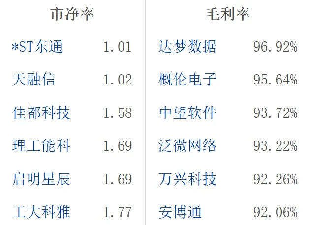 大A软件开发行业龙头