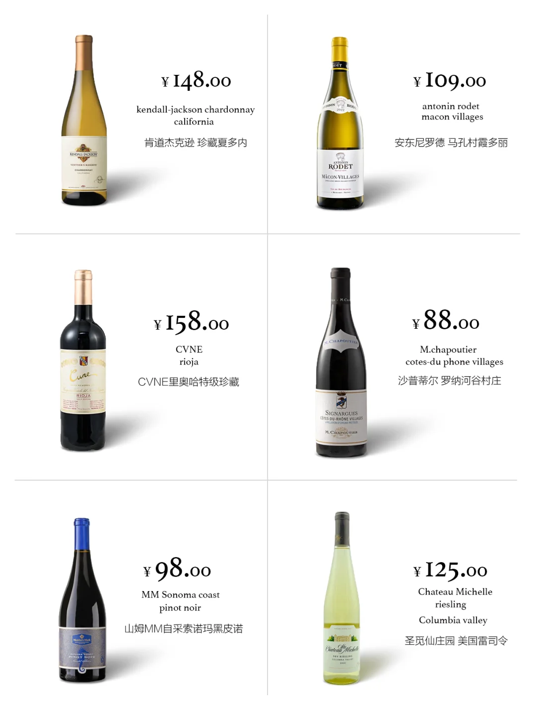 山姆6️⃣款酒详细测评｜山姆测评合集2️⃣