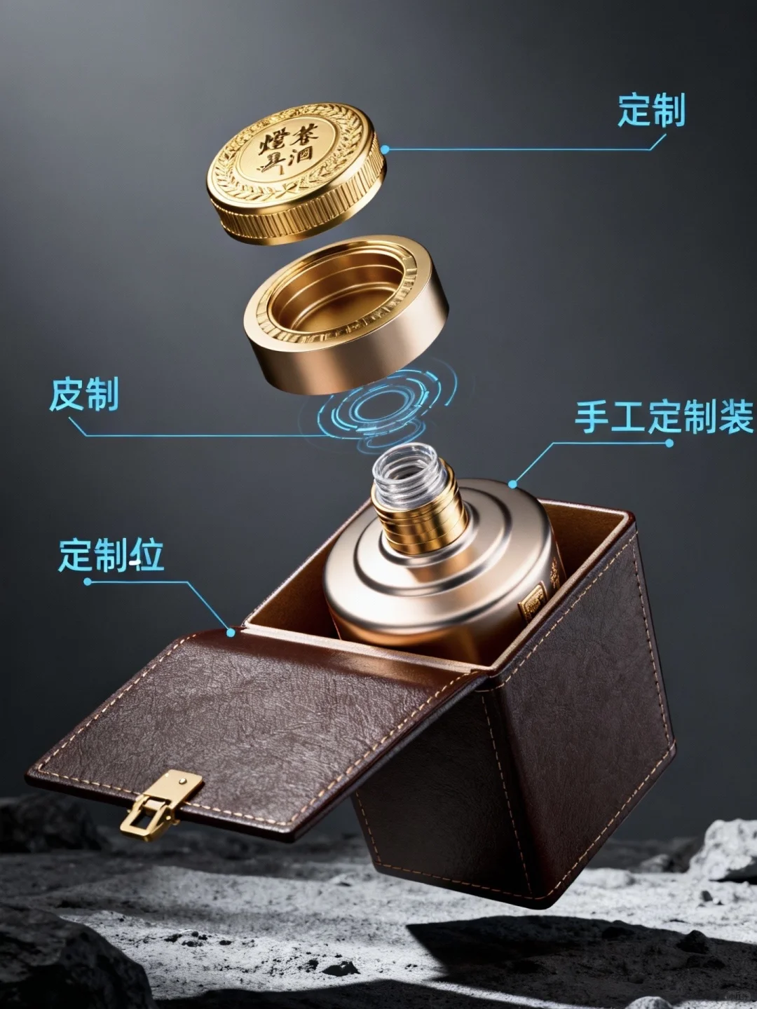 客户答谢宴的胜负手,藏在这瓶定制酒里