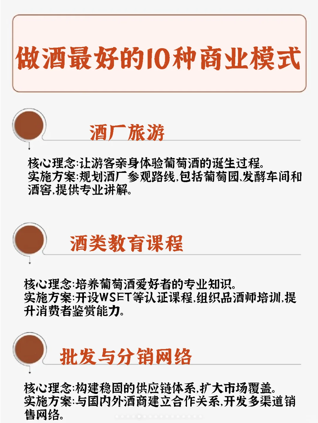 做酒最好的10种商业模式