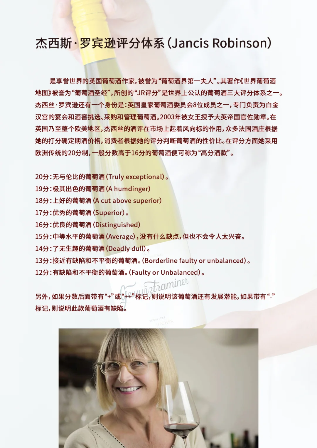 葡萄酒常见评分