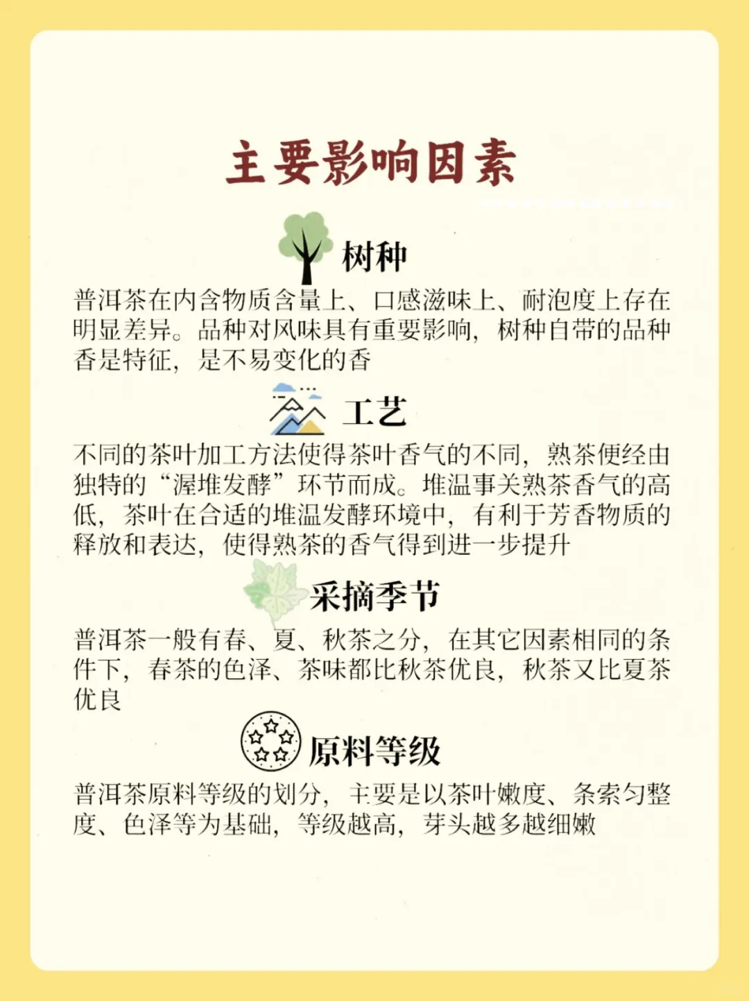 茶知识?普洱熟茶的香型