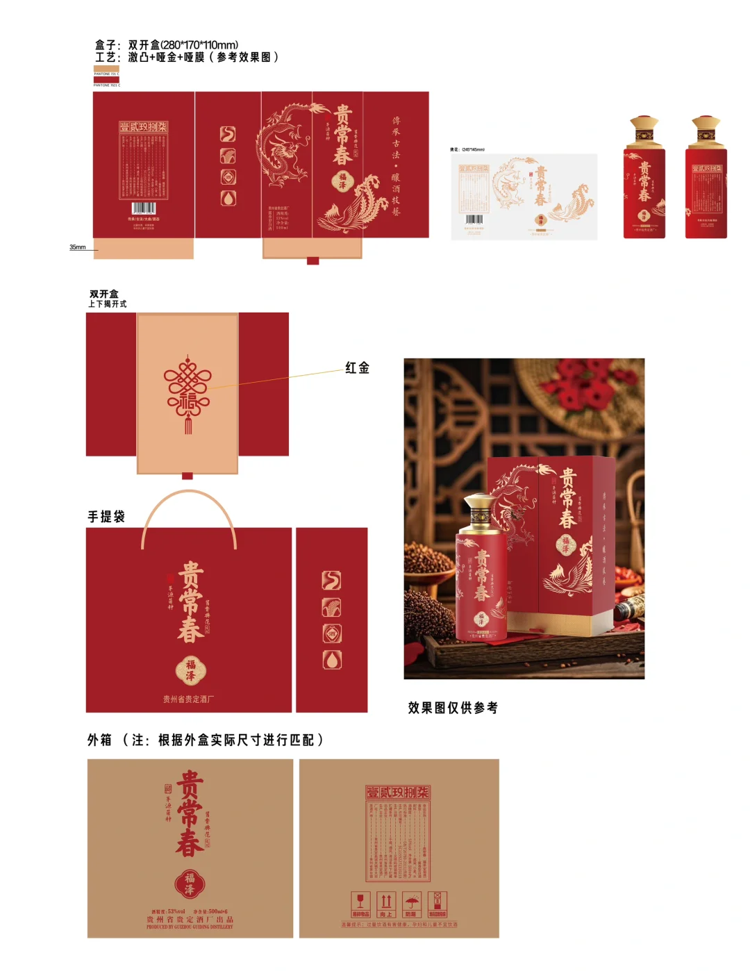 老表结婚给他定制的喜宴酒，长辈们都很满意