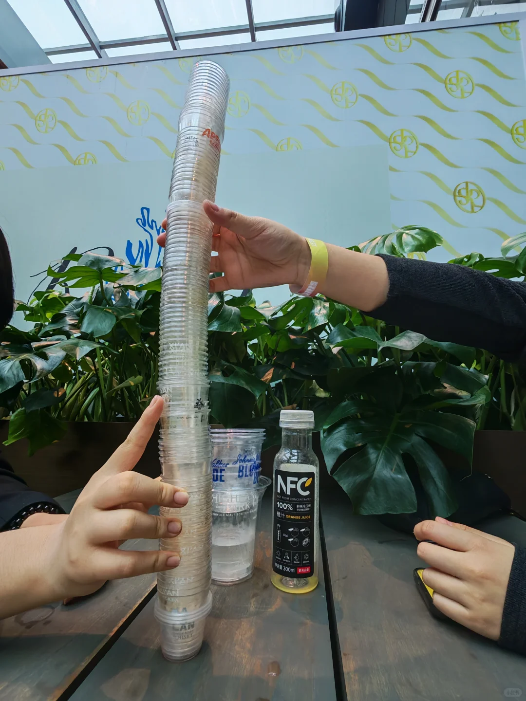 西安威士忌酒展我们三个人喝了一下午…