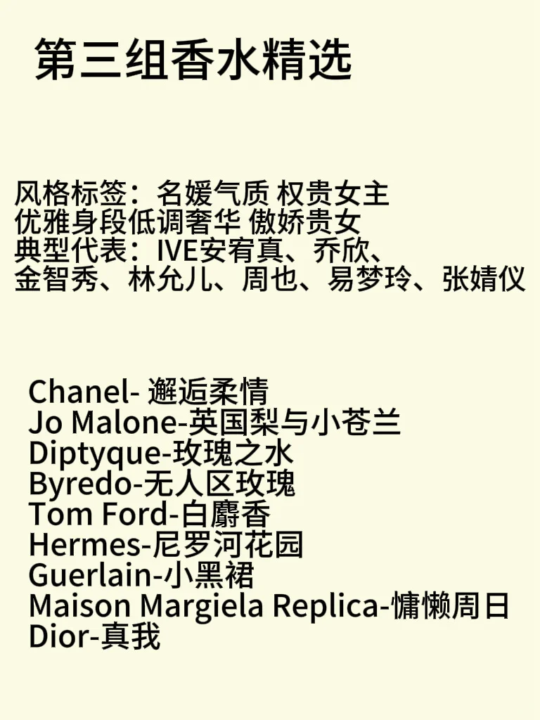 ?适合你的变美风格和香水推荐