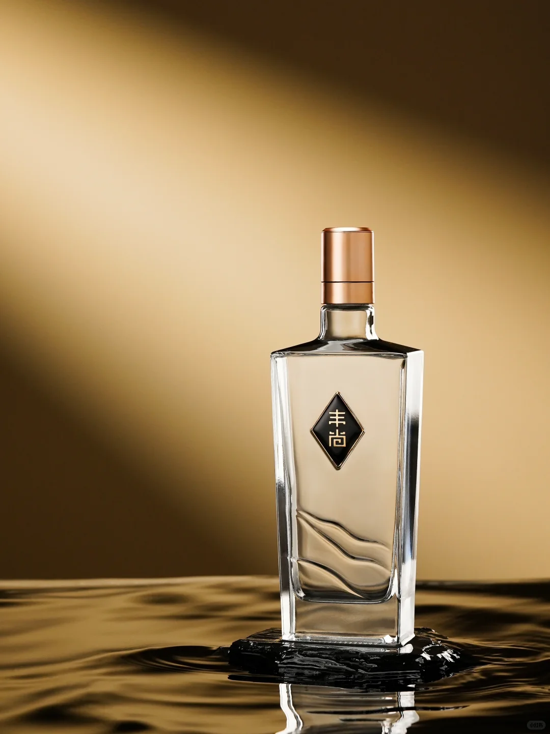 如何用浅水缸拍摄高级感白酒（附场景）